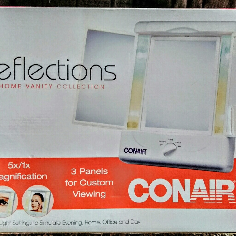 ConAir 3-way lighted makeup mirror